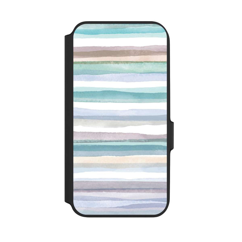 Galaxy A54 5G NIVOflip Rayures pastel bleu