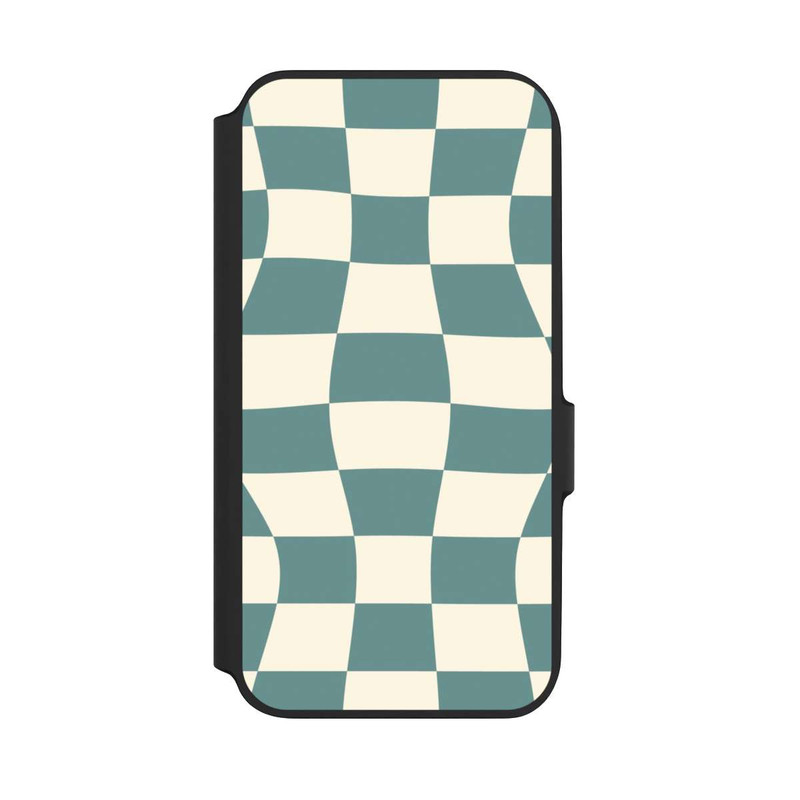Galaxy A54 5G NIVOflip Schachbrett Petrol