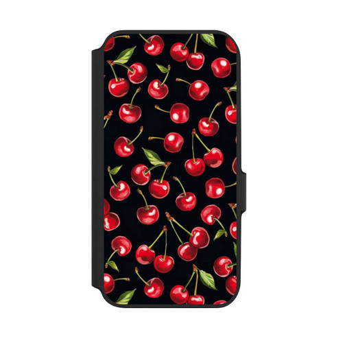 Samsung Galaxy A54 5G NIVOflip Kirschmuster Schwarz mit KI