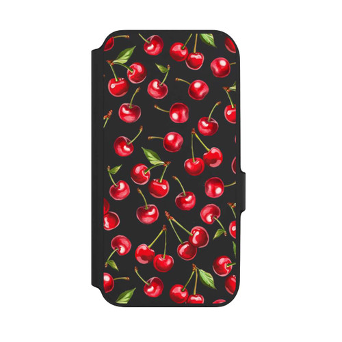 Samsung Galaxy A54 5G NIVOflip Kirschen Muster Transparent mit KI