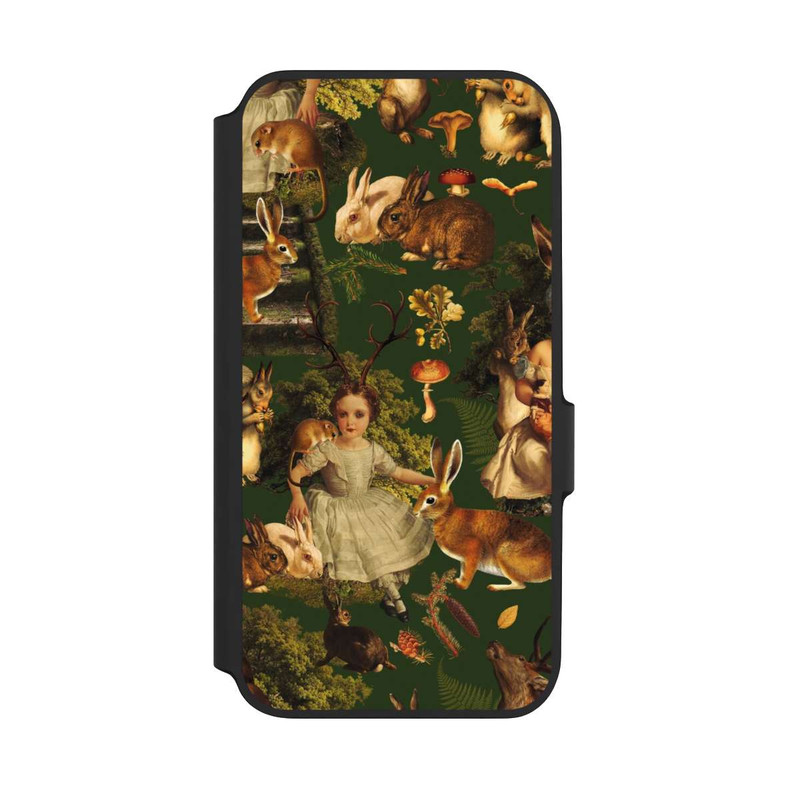 Galaxy A54 5G NIVOflip Mädchen und Tiere im Wald