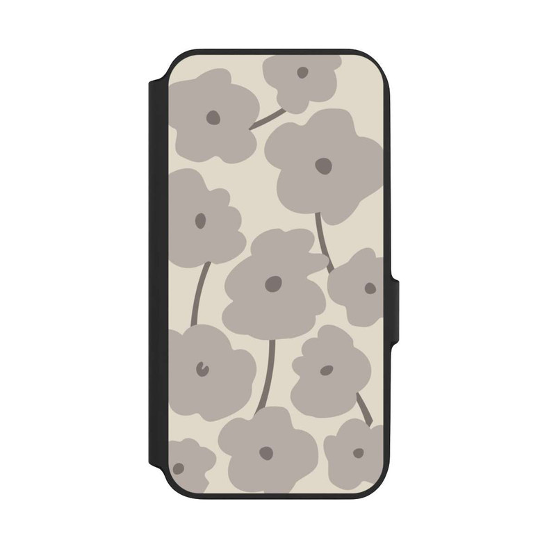 Galaxy A54 5G NIVOflip Minimalistische Blumen Beige