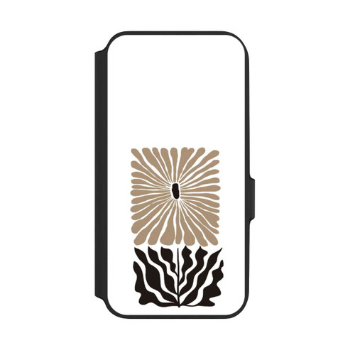 Samsung Galaxy A54 5G NIVOflip Boho Flower Brown on White