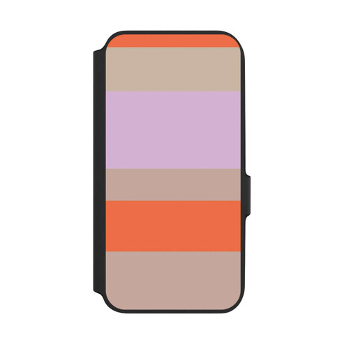 Samsung Galaxy A54 5G NIVOflip Moca Lila Orange Stripes