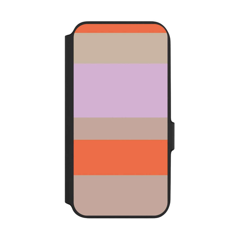 Galaxy A54 5G NIVOflip Moca Lila Orange Stripes