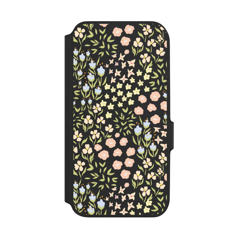 Galaxy A54 5G NIVOflip Blumenmuster Pastell Transparent