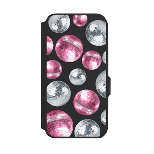Samsung Galaxy A54 5G NIVOflip Discokugel Show Pink Transparent