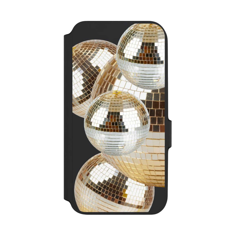 Galaxy A54 5G NIVOflip Disco Ball Party Gold Transparent with AI