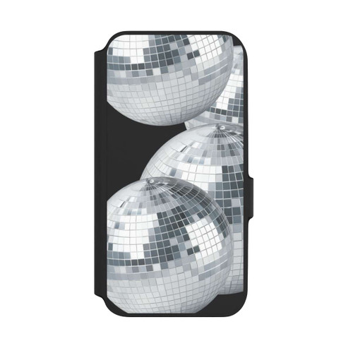 Samsung Galaxy A54 5G NIVOflip Discokugel Party Silver Transparent mit KI