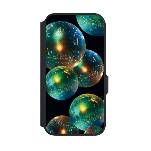 Samsung Galaxy A54 5G NIVOflip Discokugel Dekoration Schwarz mit KI