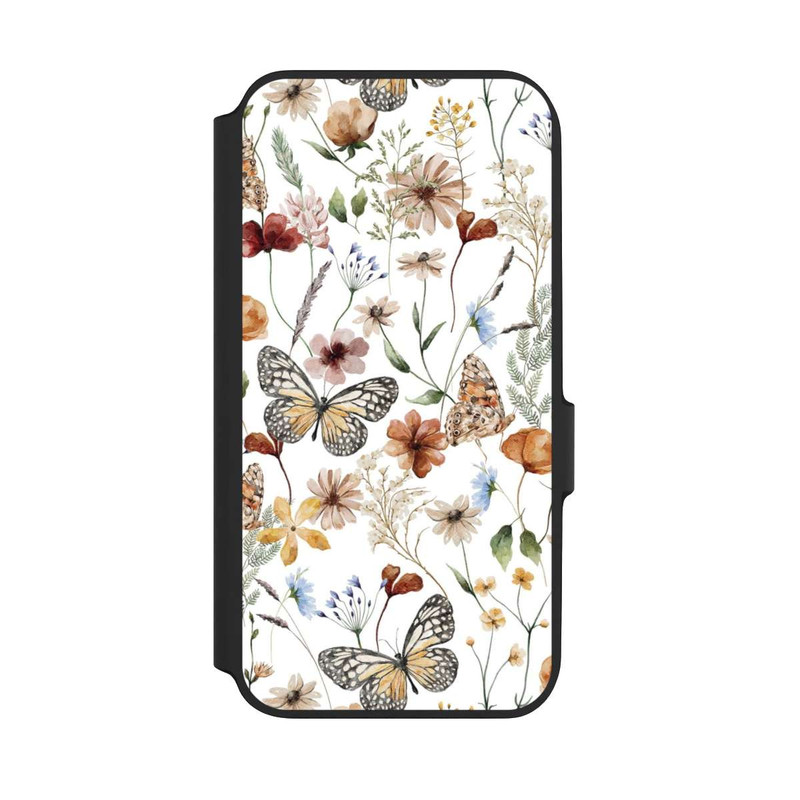 Galaxy A54 5G NIVOflip Wildflowers and Butterflies Pattern