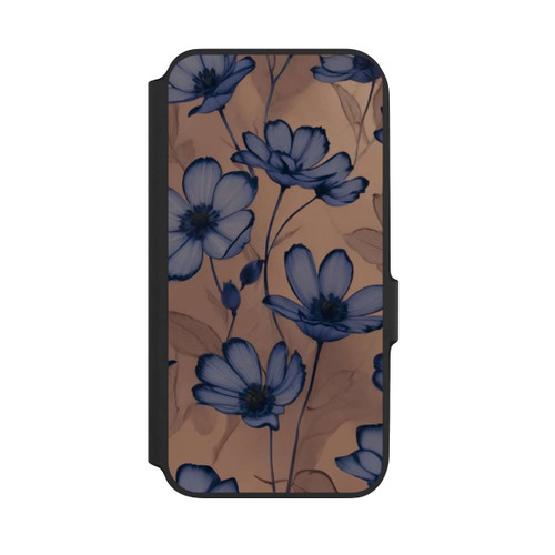 Samsung Galaxy A54 5G NIVOflip Flowers Negativ Pattern mit KI