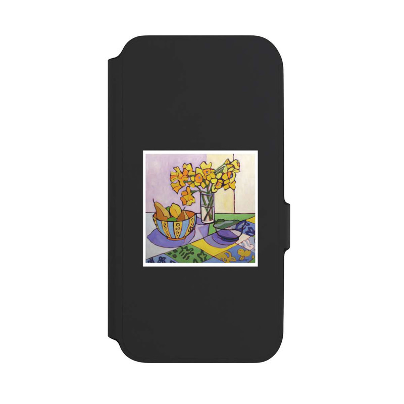 Galaxy A54 5G NIVOflip Daffodil Patchwork, 2023, by Catherine J Martzloff