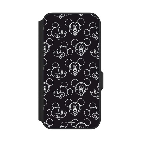 Samsung Galaxy A54 5G NIVOflip Disney Mickey Faces Black Line Art Pattern