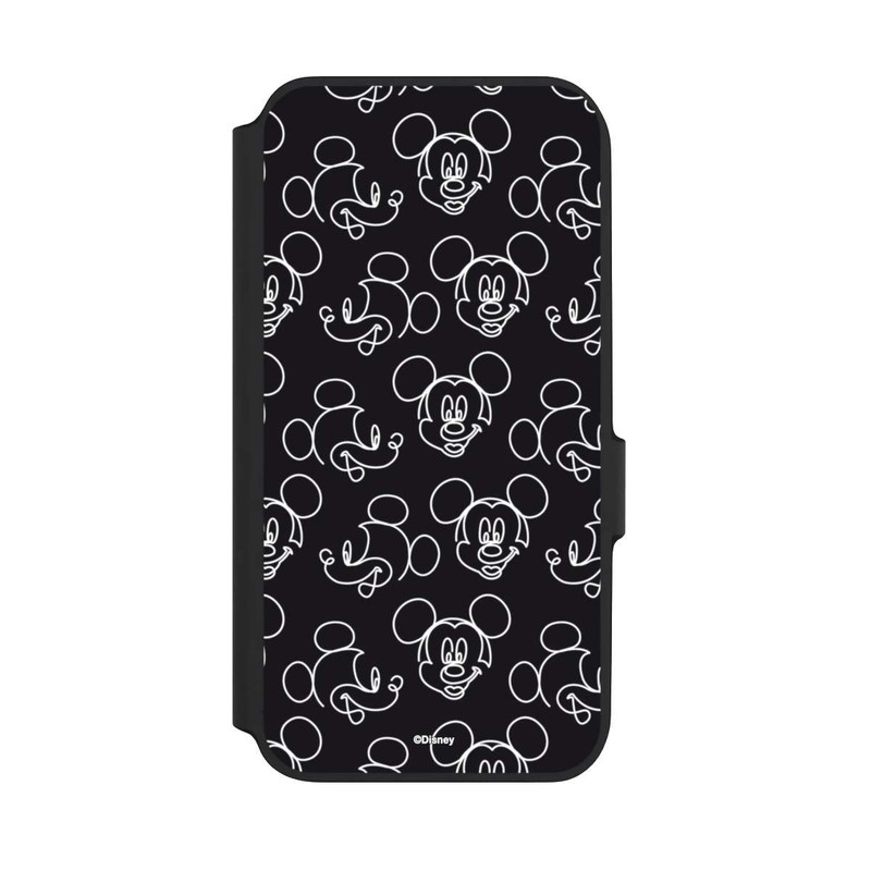 Galaxy A54 5G NIVOflip Disney Mickey Muster Schwarz