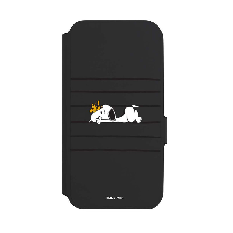 Galaxy A54 5G NIVOflip Snoopy Woodstock Streifen Peanuts Transparent