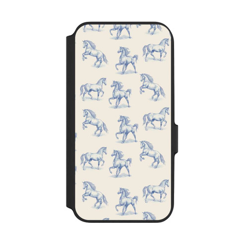 Samsung Galaxy A54 5G NIVOflip Horses Pattern Toile de Jouy mit KI