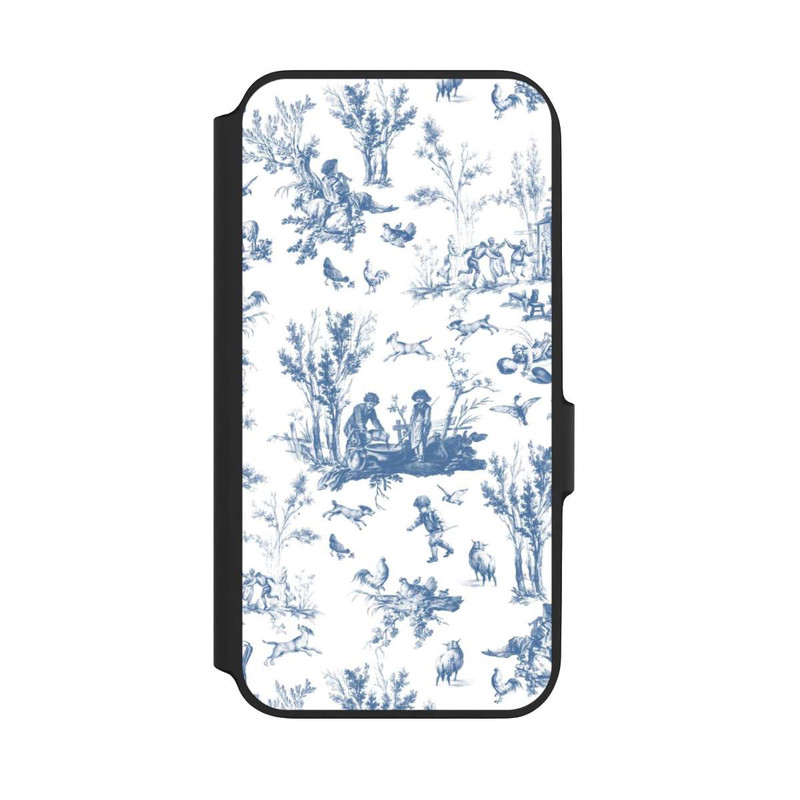 Galaxy A54 5G NIVOflip Blue Landscape Vintage Pattern