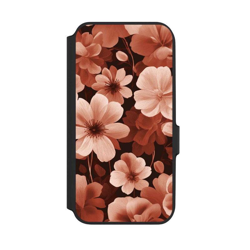 Galaxy A54 5G NIVOflip Rote Negativblumen mit KI
