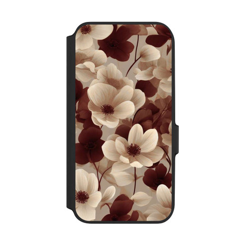 Samsung Galaxy A54 5G NIVOflip Naturfarbenes Blumenmuster mit KI