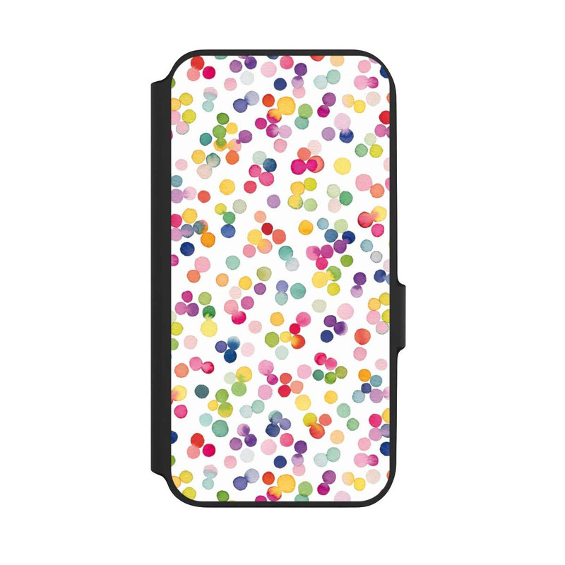 Galaxy A54 5G NIVOflip Watercolour Punkte Bunt