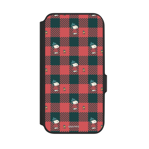 Samsung Galaxy A54 5G NIVOflip Peanuts Red Tartan Pattern