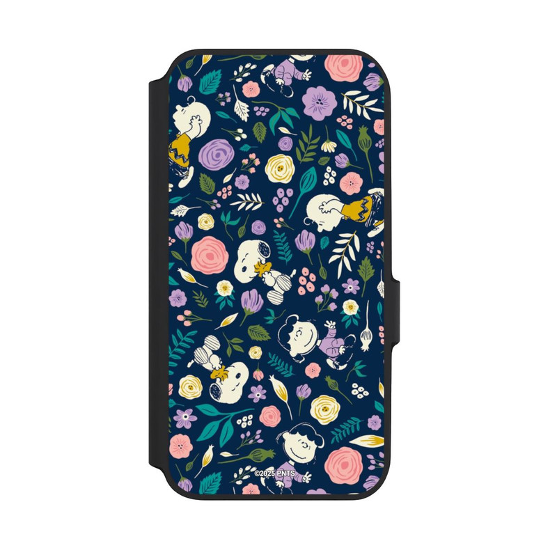 Galaxy A54 5G NIVOflip Peanuts Dark Flower Pattern