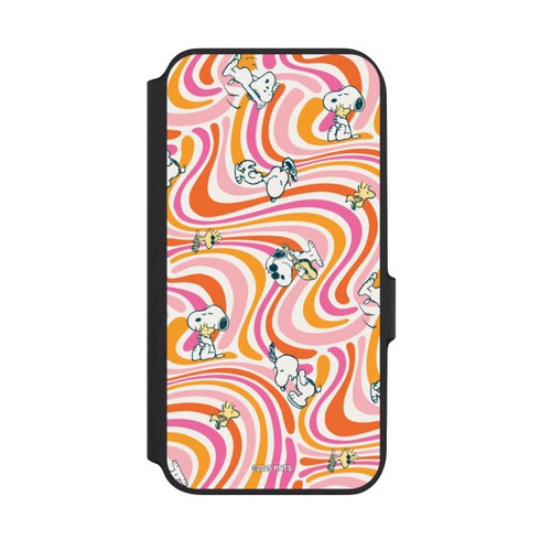 Samsung Galaxy A54 5G NIVOflip Peanuts Hippie Pattern Orange