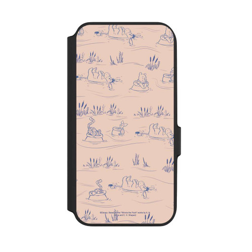 Samsung Galaxy A54 5G NIVOflip Winnie the Pooh Retro Pattern Bridges Pink