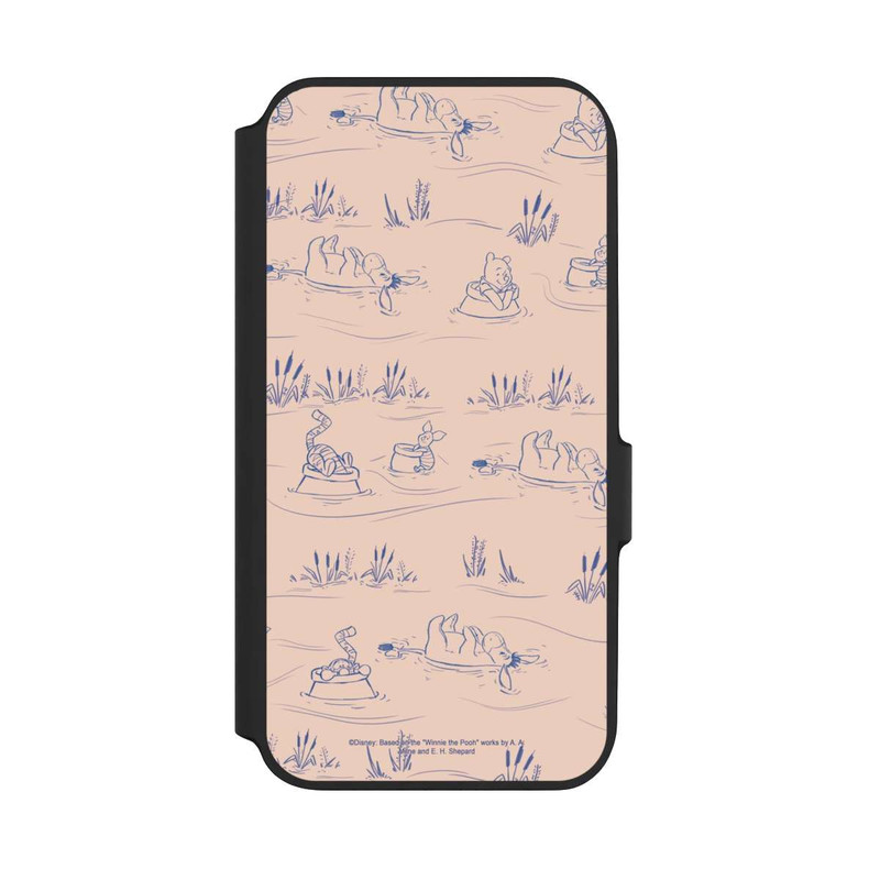 Galaxy A54 5G NIVOflip Winnie the Pooh Retro Pattern Bridges Pink