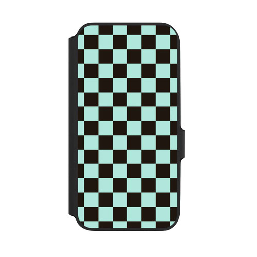 Samsung Galaxy A54 5G NIVOflip Checked Pattern Blue Brown
