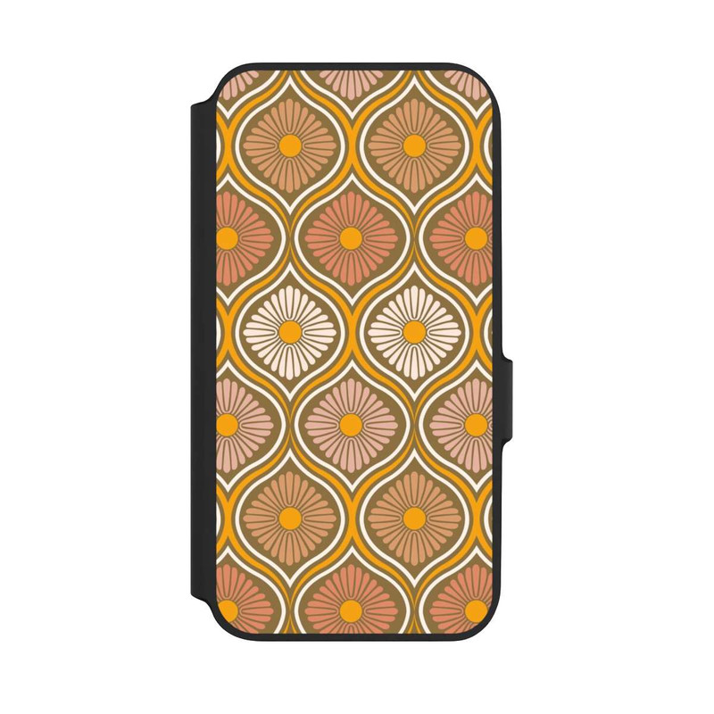 Galaxy A54 5G NIVOflip Groovy 70s Retro Mid-Century Daisy Flowers