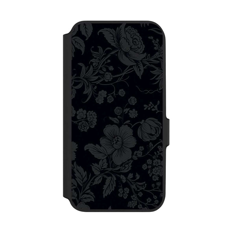 Galaxy A54 5G NIVOflip Dunkle Blumen Vintageoptik