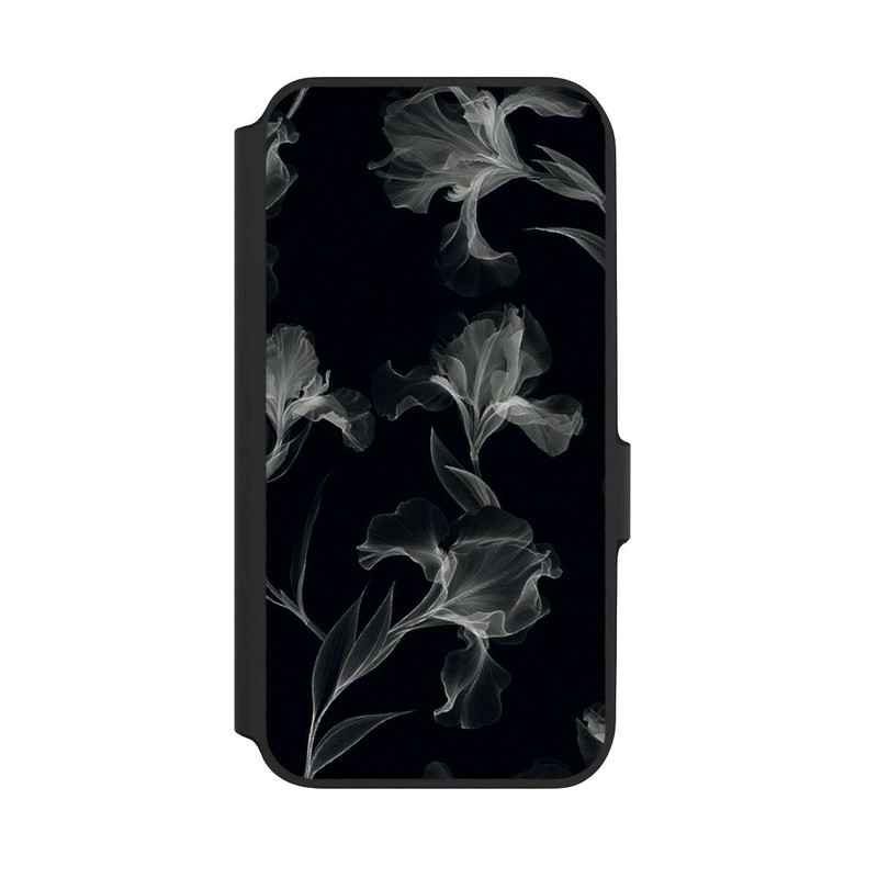 Galaxy A54 5G NIVOflip Black and White Photocopy x Ray of Flowers