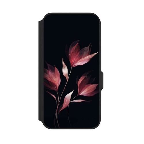 Samsung Galaxy A54 5G NIVOflip Burgunderrote Blume Negativ