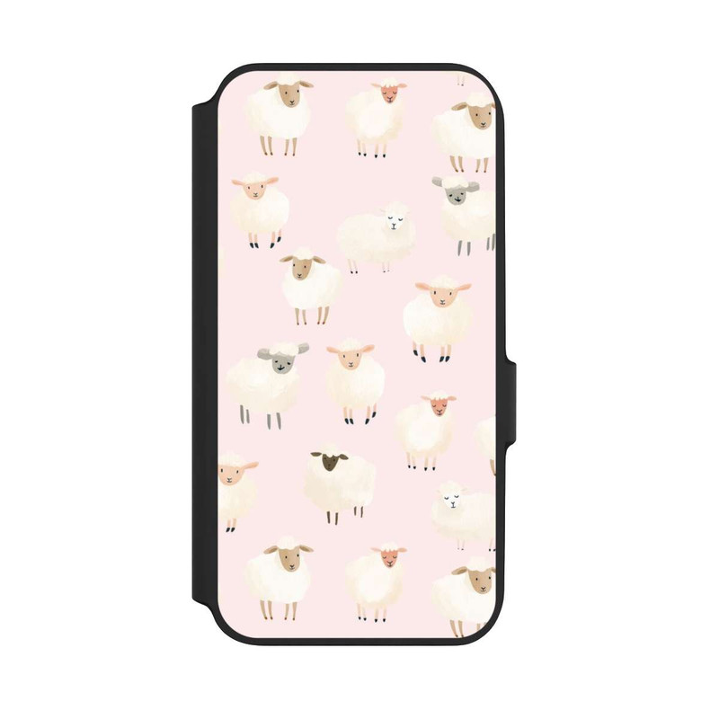 Galaxy A54 5G NIVOflip Sheep Pattern Light Pink with AI