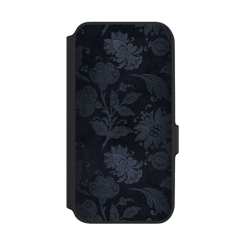 Galaxy A54 5G NIVOflip Velours Floral Argenté