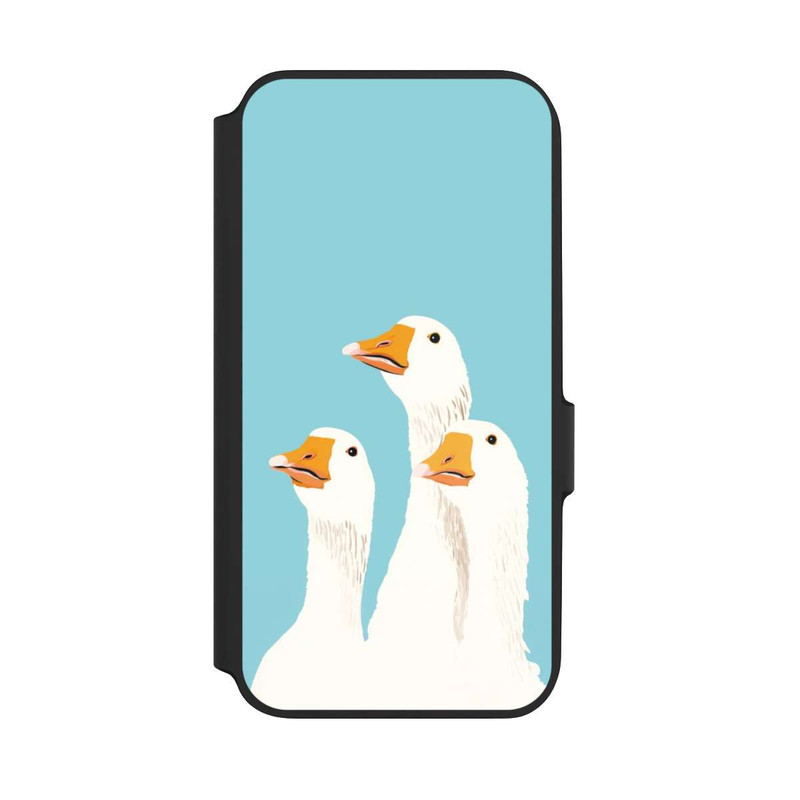 Galaxy A54 5G NIVOflip Three Geese Light Blue with AI