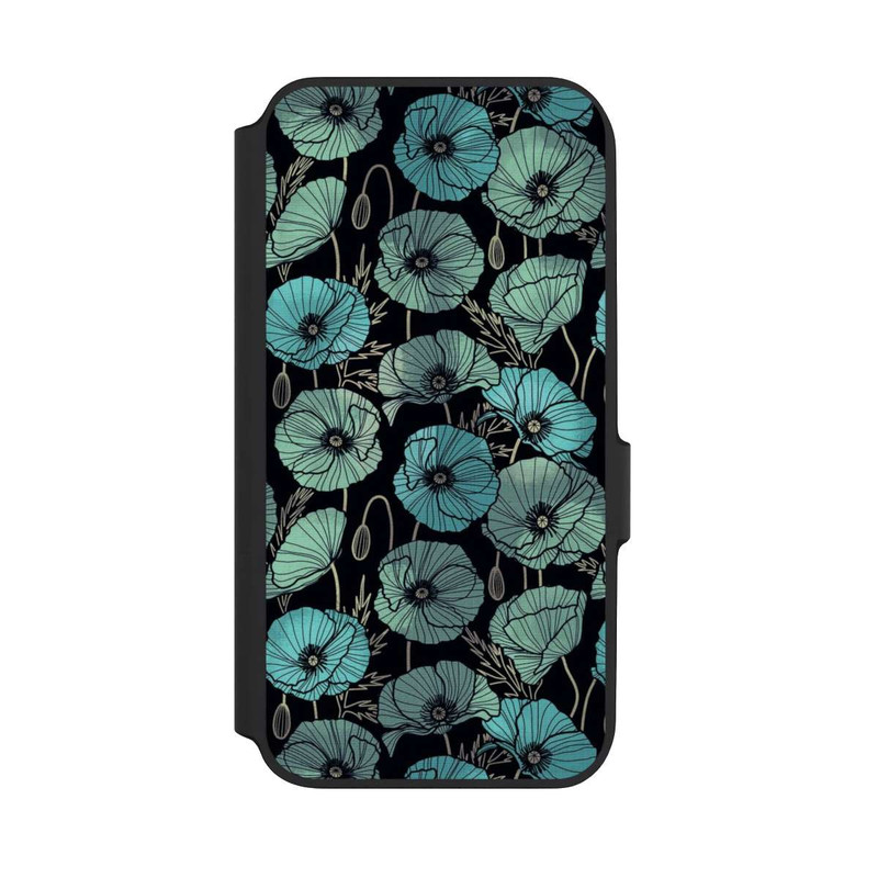 Galaxy A54 5G NIVOflip Summer Poppies Green