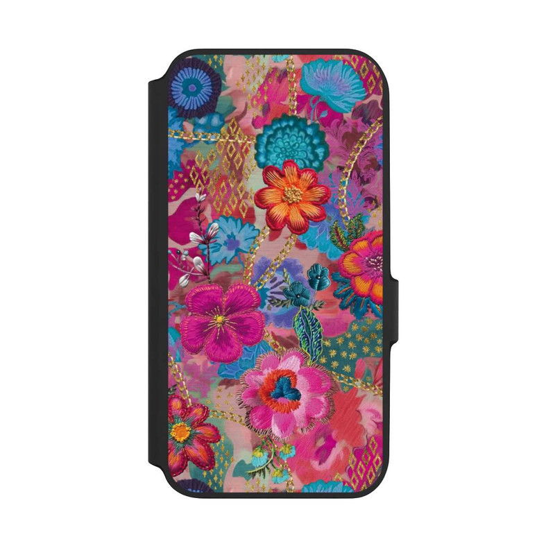 Galaxy A54 5G NIVOflip Patchwork Blumen Mit KI