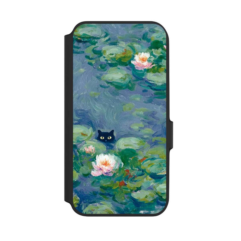 Galaxy A54 5G NIVOflip Cat in the Pond Painting