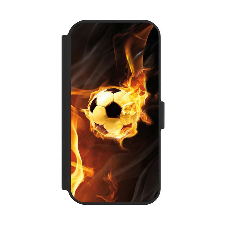 iPhone 15 NIVOflip Fußball in Flammen