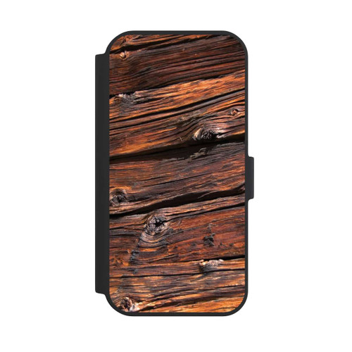 Apple iPhone 15 NIVOflip Verwitterte Holzplanken