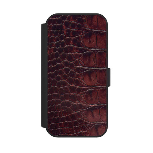 Apple iPhone 15 NIVOflip Cuir de Crocodile