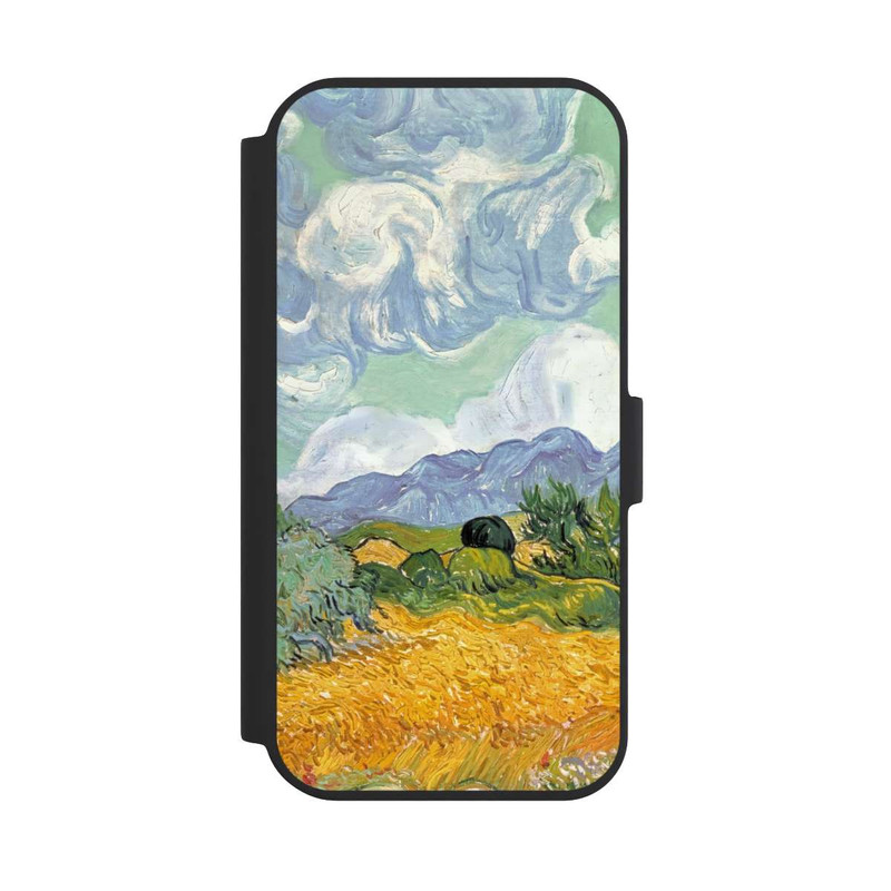 iPhone 15 NIVOflip Weizenfeld mit Zypressen