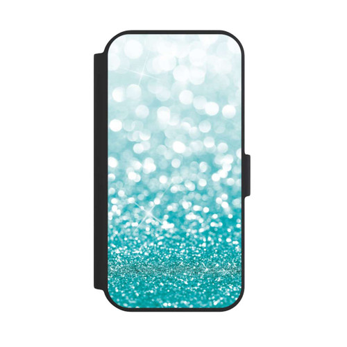 Apple iPhone 15 NIVOflip Pluie de Paillettes Pétroles Look
