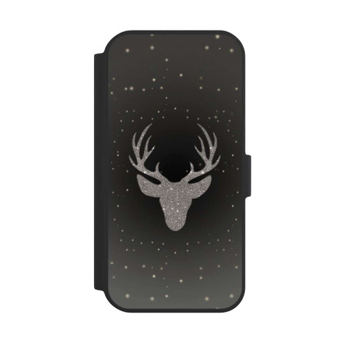 Apple iPhone 15 NIVOflip Hirsch Glitzer Look