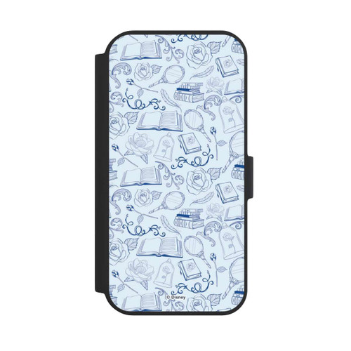 Apple iPhone 15 NIVOflip Beauty and Beast Pattern Blue