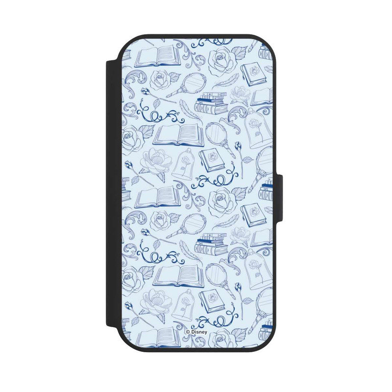 iPhone 15 NIVOflip Beauty and Beast Pattern Blue
