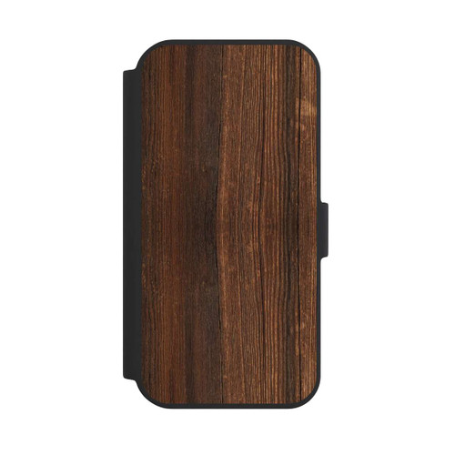 Apple iPhone 15 NIVOflip Nußbaum Holzlook